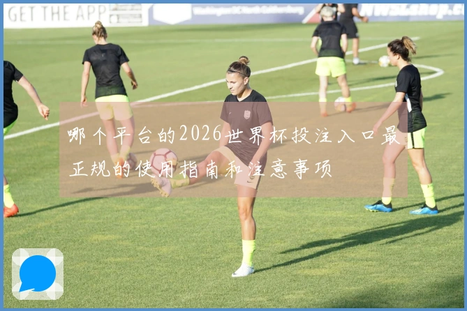哪个平台的2026世界杯投注入口最正规的使用指南和注意事项